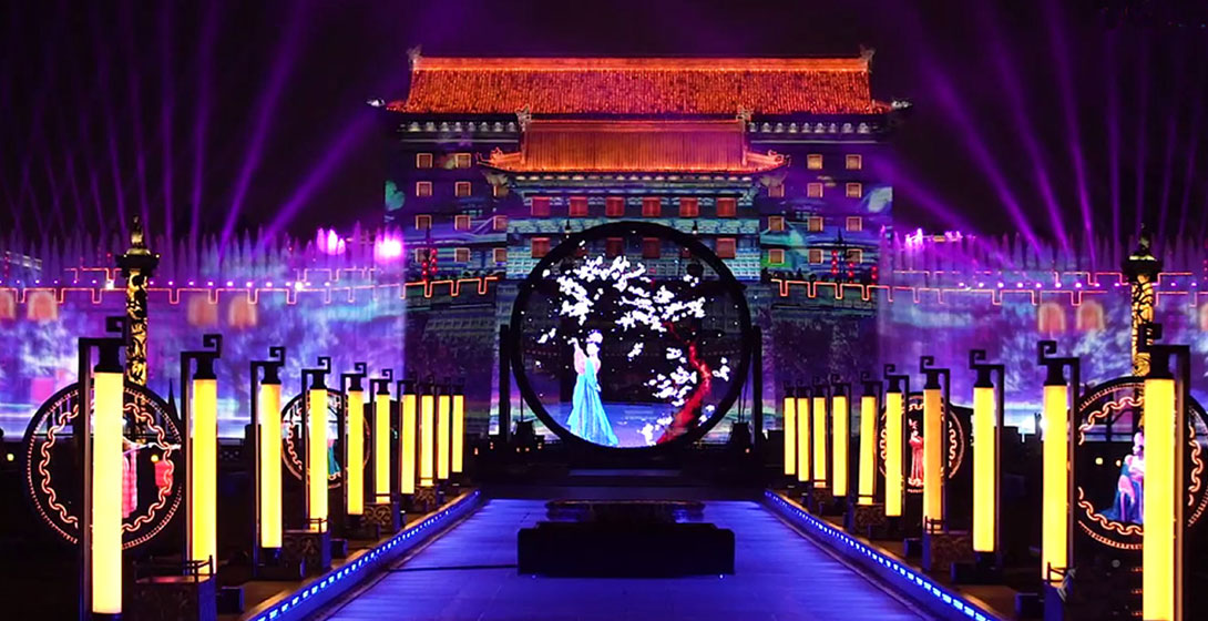 中潤案例-西安南門城墻創(chuàng)意映月屏 中潤案例-西安南門城墻創(chuàng)意映月屏